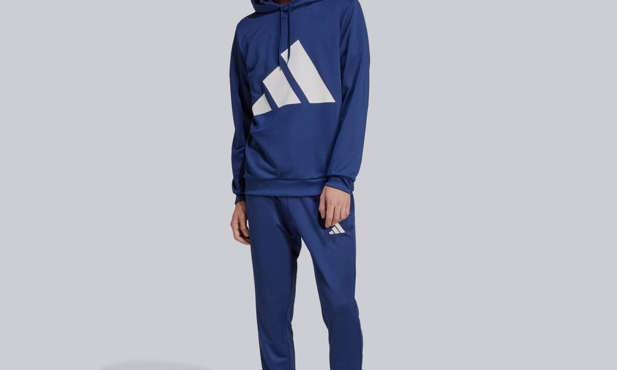 Agasalho Adidas Big Logo Marinho: Conforto e Estilo para Seu Treino