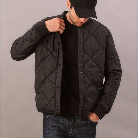 Jaqueta Masculina Bomber Reversível Calvin Klein Preto – Versatilidade e Estilo