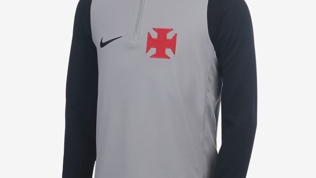Camisa Vasco Manga Longa Nike Academy Pro 2026 Treino Infantil