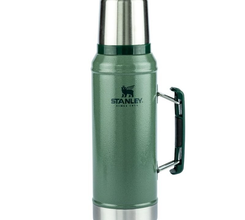 Garrafa Térmica Classic Hammertone Green | 0,95L Stanley – Durabilidade e Praticidade