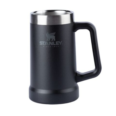 Caneca Térmica de Cerveja Stanley Matte Black | 709ML – Sua Cerveja Gelada por Mais Tempo