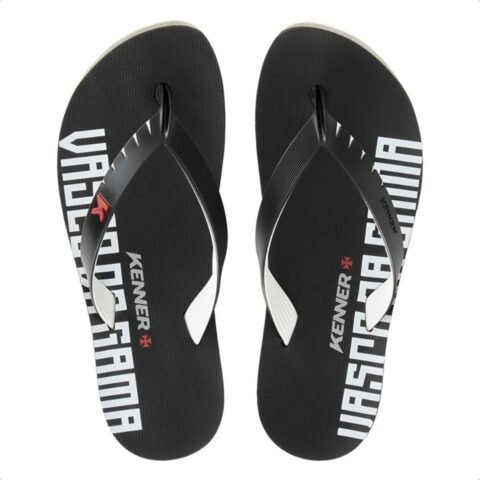 Sandália Kenner Masculina Red Vasco da Gama Preto – Conforto e Estilo para Torcedores