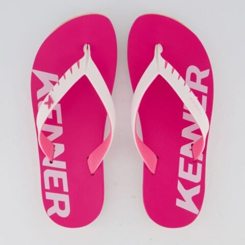 Chinelo Kenner Red Rosa e Branco: Conforto e Estilo para o Dia a Dia