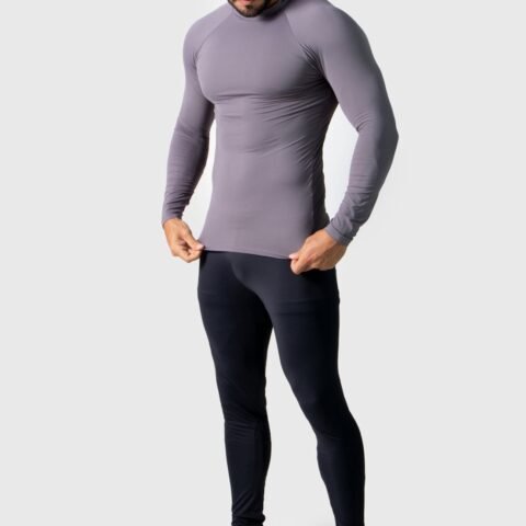 Camisa Térmica 4 Estações Manga Longa com Proteção UV50 Cinza