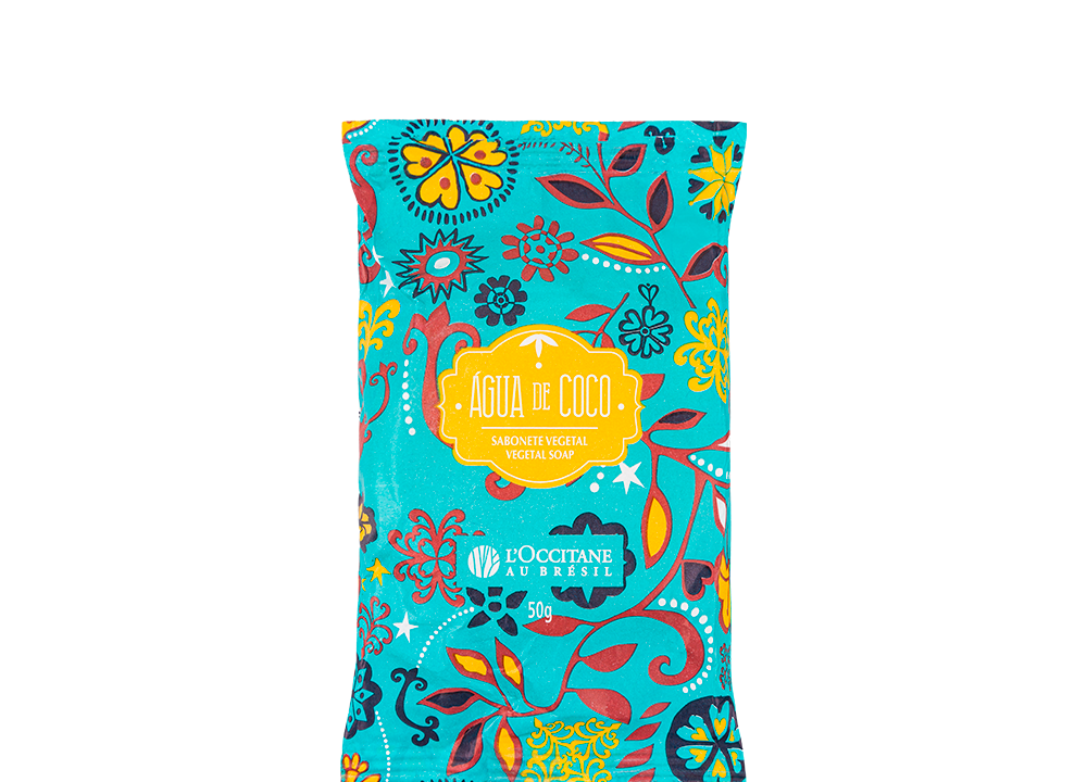 Sabonete Perfumado Água de Coco 50g da L’Occitane au Brésil – Frescor e Hidratação para Sua Pele