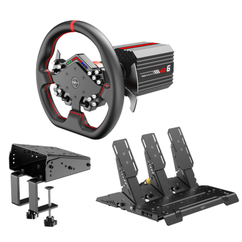 Simulador de Corrida Gamer PXN VD6 Bundle: Realismo e Precisão para PC