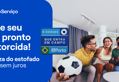 Limpeza de Sofá Profissional com Garantia Porto Seguro