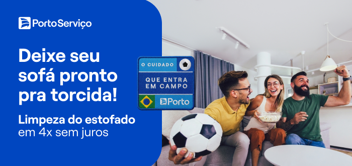 Limpeza de Sofá Profissional com Garantia Porto Seguro