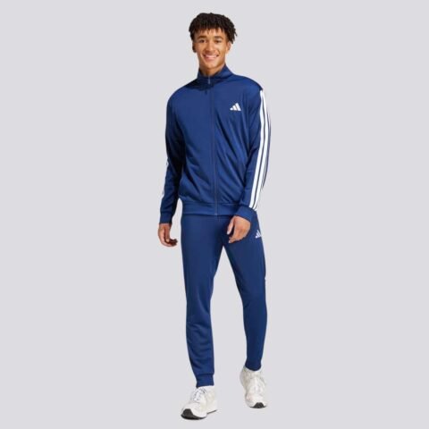 Agasalho Adidas 3 Stripes Azul Marinho – Conforto e Estilo Casual