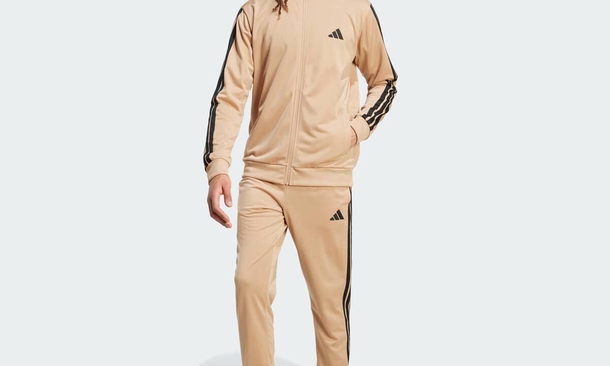Agasalho Adidas 3 Stripes Bege: Conforto e Estilo para o Seu Dia a Dia