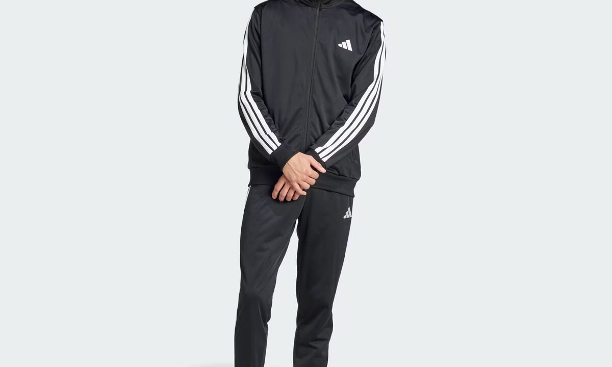 Agasalho Adidas 3 Stripes Preto: Conforto e Estilo para Seu Treino