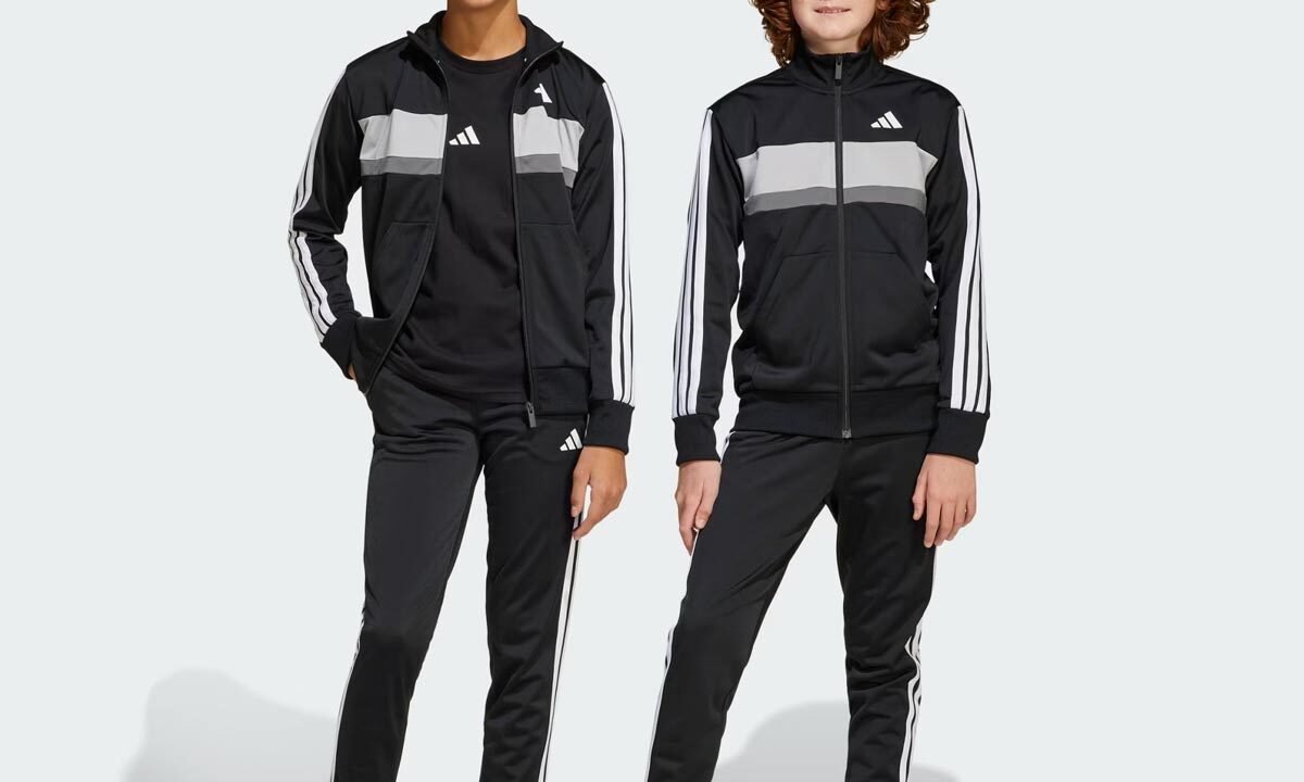 Agasalho Adidas 3S Tiberio TS Juvenil Preto – Conforto e Estilo para o Treino