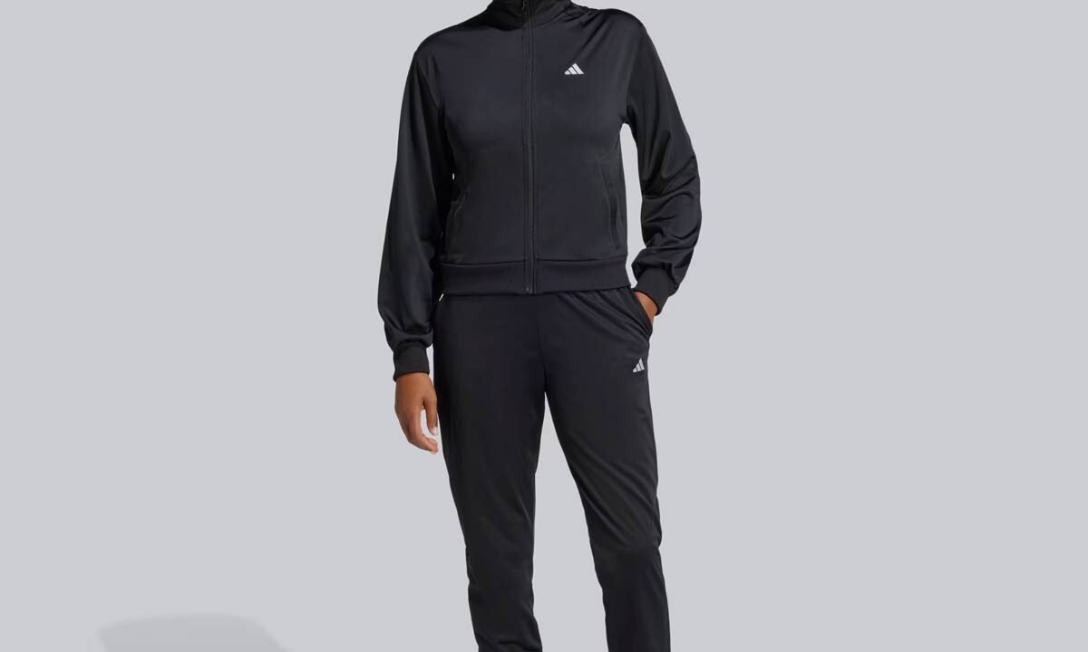 Agasalho Adidas ESS Feel Cozy Feminino Preto – Conforto e Estilo para o Dia a Dia