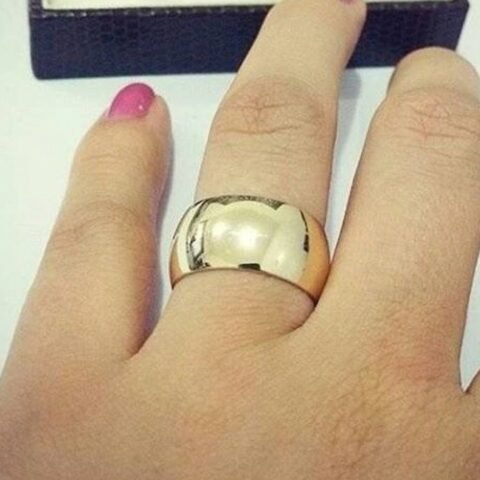 Aliança de moeda antiga avulsa modelo abaulado 10mm – Qualidade e tradição