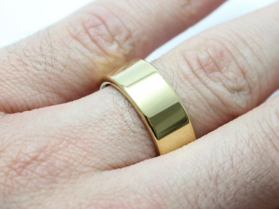 Aliança de Moeda Antiga Avulsa Modelo Reto 8mm – Qualidade e Custo-Benefício