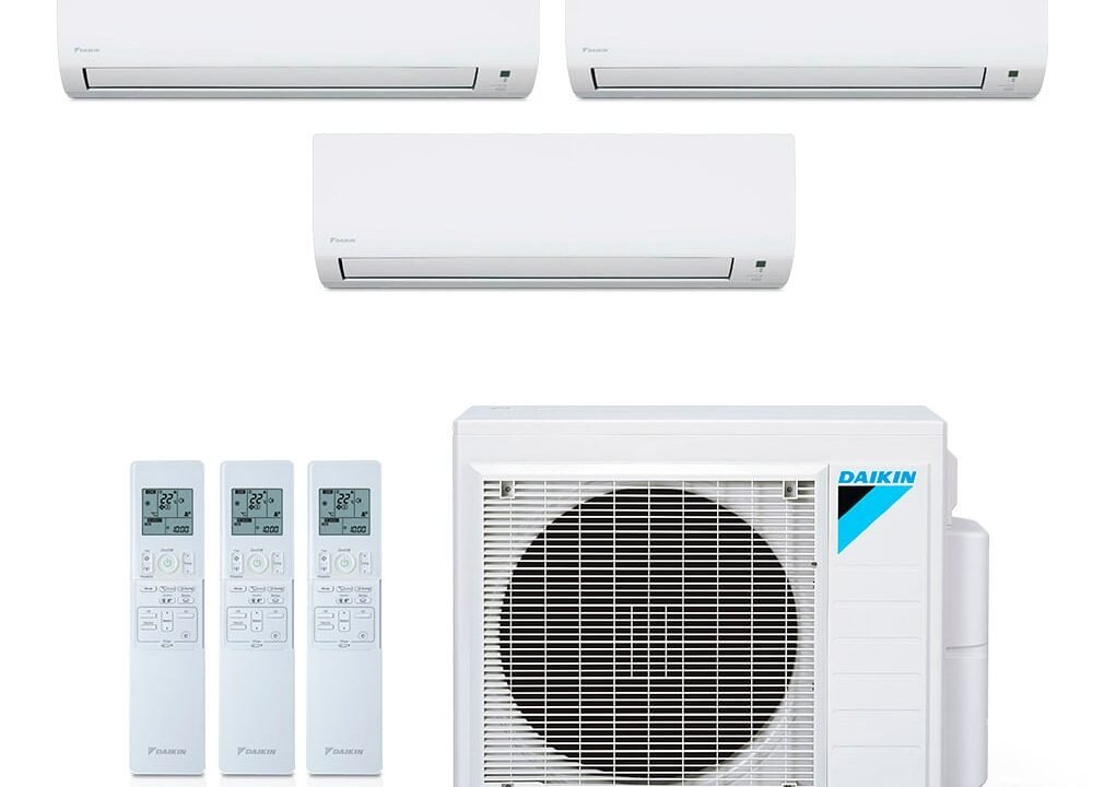 Ar-Condicionado Multi Split Inverter Daikin 28.000 BTUs para 3 Ambientes – Quente/Frio 220V