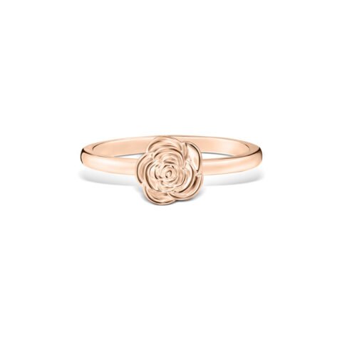 Anel Life Flora Rosa em Liga Rosé com Banho de Ouro Rosé 18k – Vivara