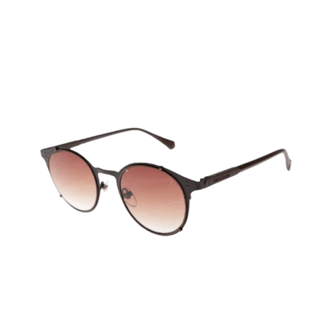 Óculos de Sol Unissex Chilli Beans Redondo Metal Fosco Marrom – Estilo e Proteção