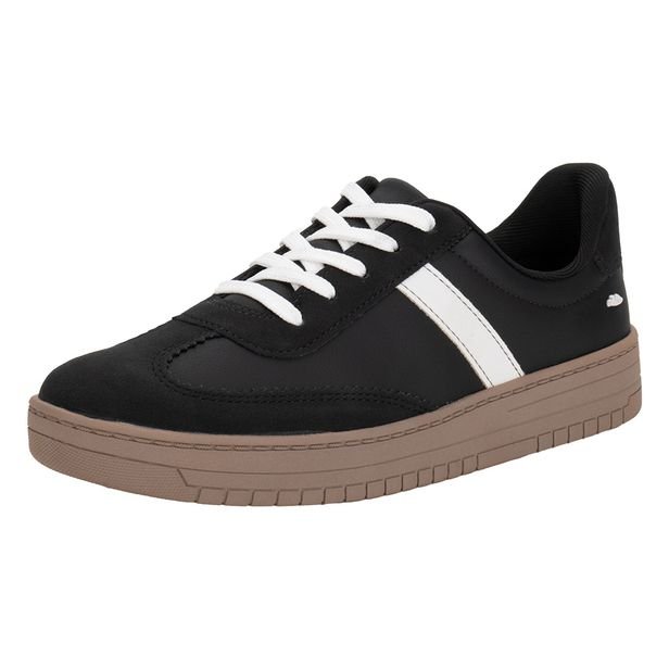 Tênis Feminino Casual Dakota G9953 Preto/Branco 34 – Conforto e Estilo