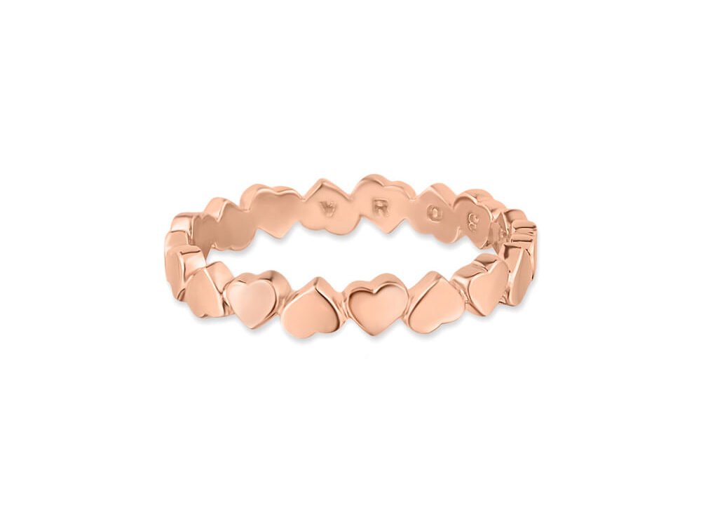 Anel Life Love Corações – Elegância em Ouro Rosé 18k da Vivara
