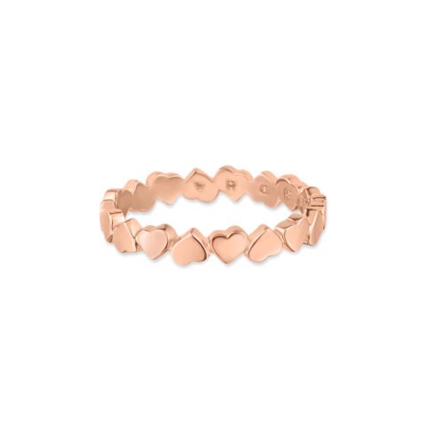 Anel Life Love Corações – Elegância em Ouro Rosé 18k da Vivara