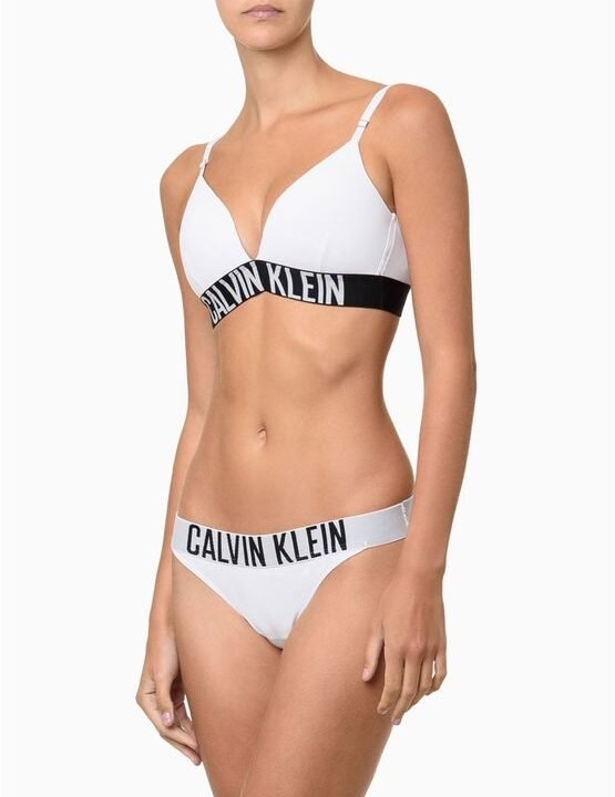 Calcinha Fio Dental Micro Intense Power Calvin Klein Underwear – Branco