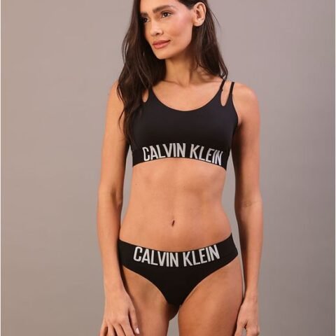 Calcinha Tanga Micro Intense Power Calvin Klein Underwear – Preto