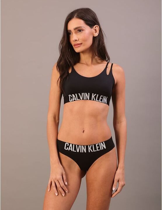 Calcinha Tanga Micro Intense Power Calvin Klein Underwear – Preto