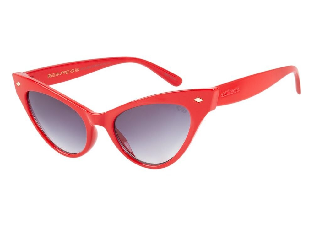 Óculos de Sol Feminino Vintage Por Marcelo Sommer Vermelho – Chilli Beans