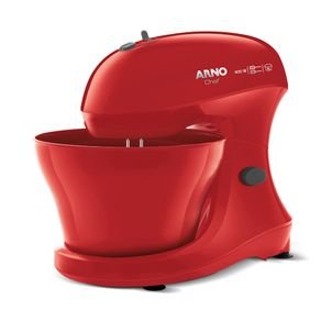 Batedeira Arno Chef 400W 5L Vermelha SM02 – Praticidade e Desempenho na Cozinha