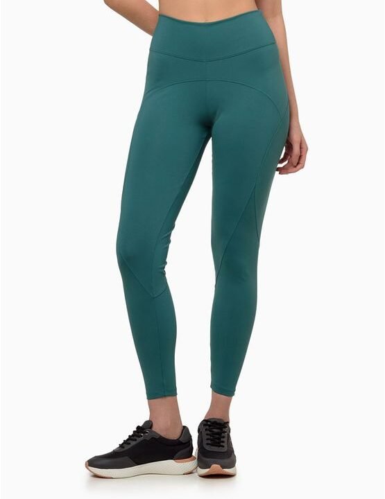 Calça Legging Calvin Klein Sport Feminino Recorte Verde – Conforto e Estilo no Dia a Dia