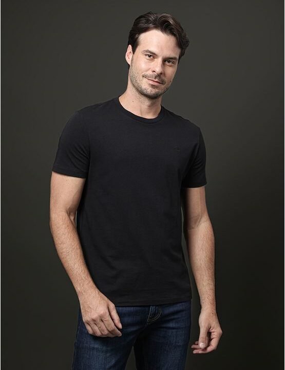 Camiseta Mc Basica Smooth Cotton Preto GG – Conforto e Estilo Calvin Klein