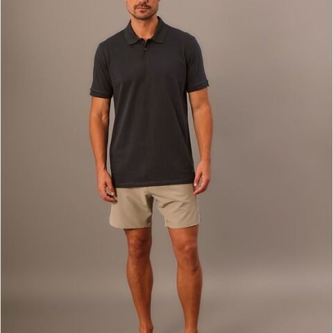Polo Masculina Gola Retilínea Calvin Klein Azul Marinho – Conforto e Estilo