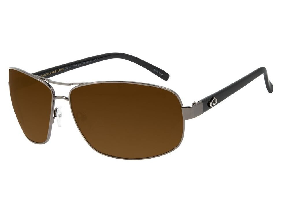 Óculos de Sol Masculino Chilli Beans Executivo Marrom Polarizado – Estilo e Proteção