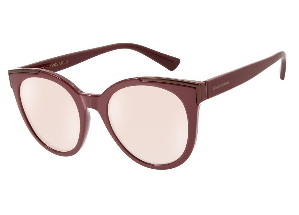 Óculos De Sol Feminino Charlie Brown Jr “La Família” Vermelho – Estilo e Identidade Urbana