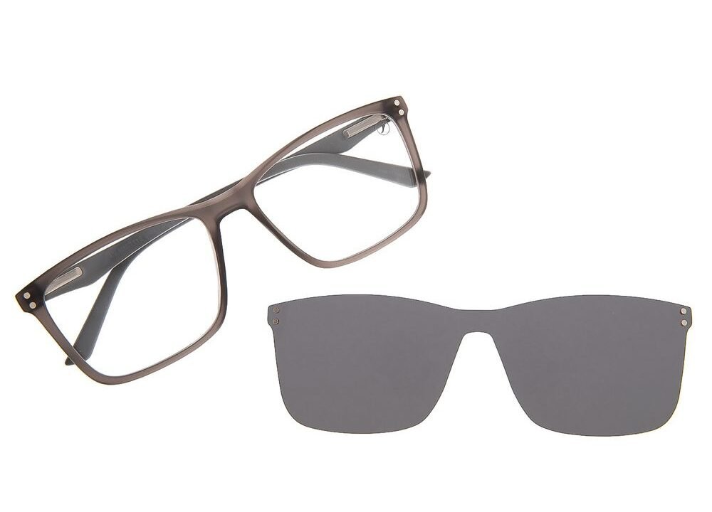Armação Para Óculos de Grau Masculino Chilli Beans Multi Polarizado Fumê – LV.MU.1113.0504 M