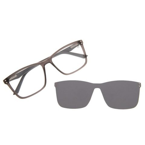 Armação Para Óculos de Grau Masculino Chilli Beans Multi Polarizado Fumê – LV.MU.1113.0504 M
