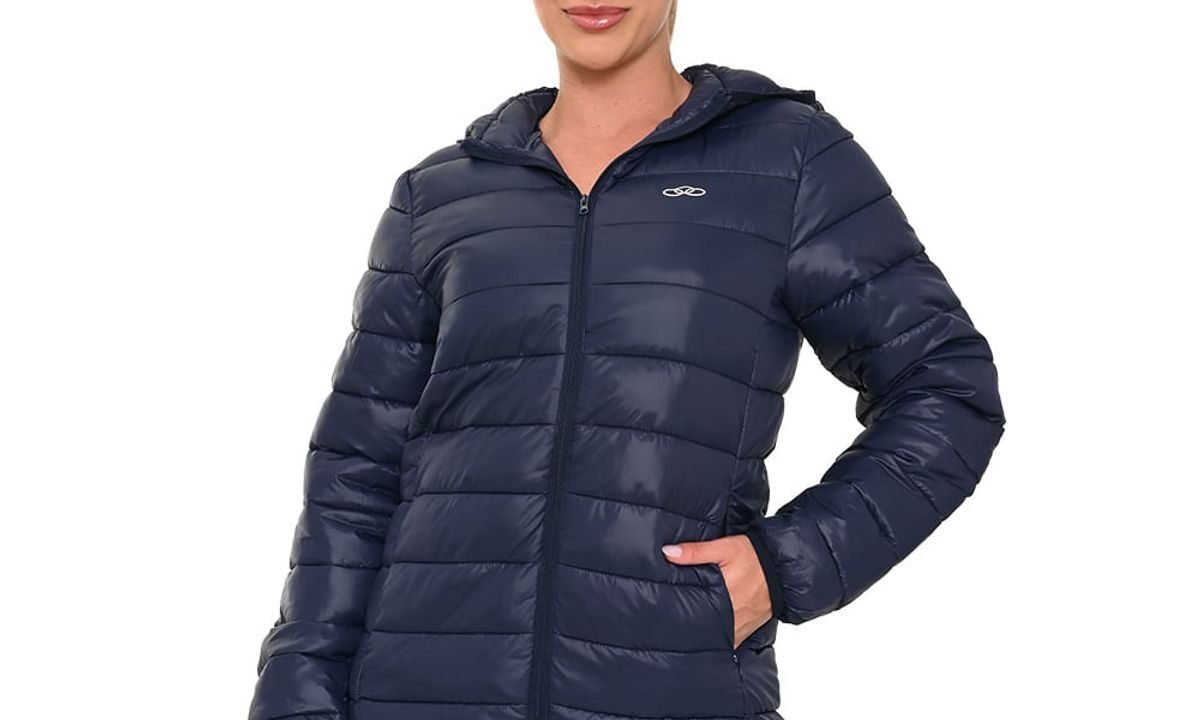 Jaqueta Puffer Olympikus Feminina G Azul: Conforto e Praticidade para Seus Treinos