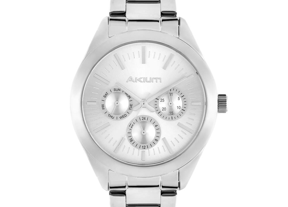 Relógio Akium Lady Fine Sport Feminino Aço Prateado – Elegância e Praticidade
