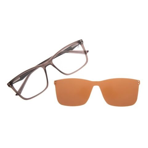 Armação Para Óculos de Grau Masculino Chilli Beans Multi Polarizado Marrom – LV.MU.1113.0202 M