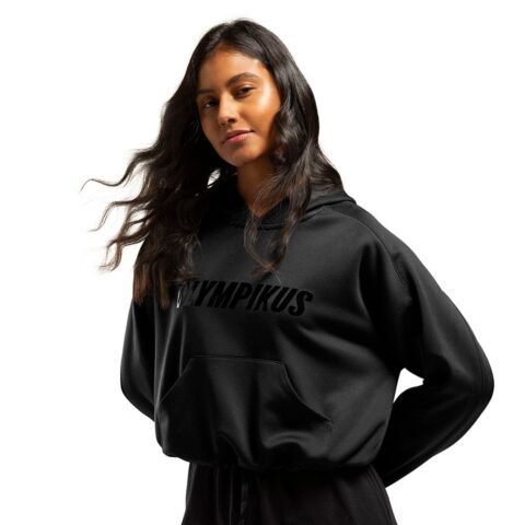 Moletom Cropped Olympikus Feminino G Preto: Conforto e Estilo para o Dia a Dia