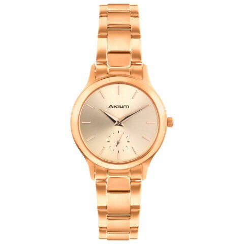 Relógio Akium Classy Feminino Aço Rosé – Elegância com Desconto Vivara