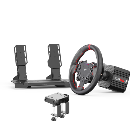 Volante Gamer Simulador PXN VD4 Bundle Pedais Torque 4Nm – Controle e Realismo para PC