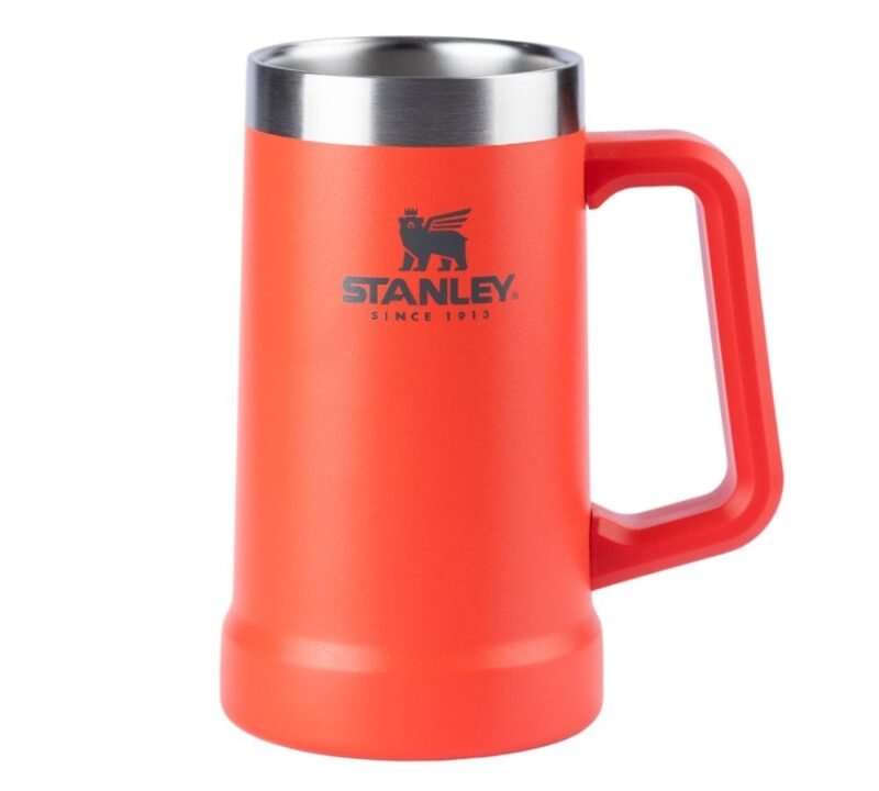 Caneca Térmica de Cerveja Stanley Flame Red | 709ML – Mantenha Sua Cerveja Gelada por Mais Tempo