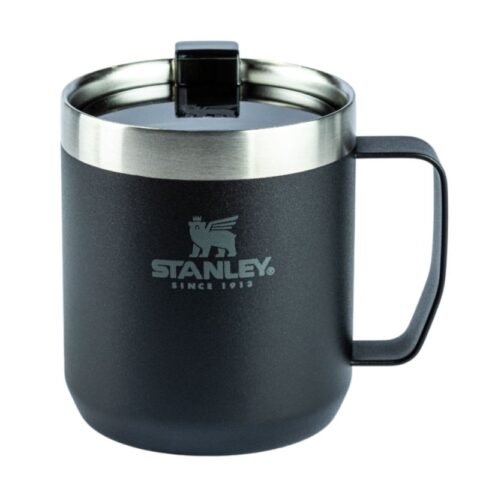 Camp Mug Stanley Matte Black | 350ML: Caneca Lendária para Suas Bebidas