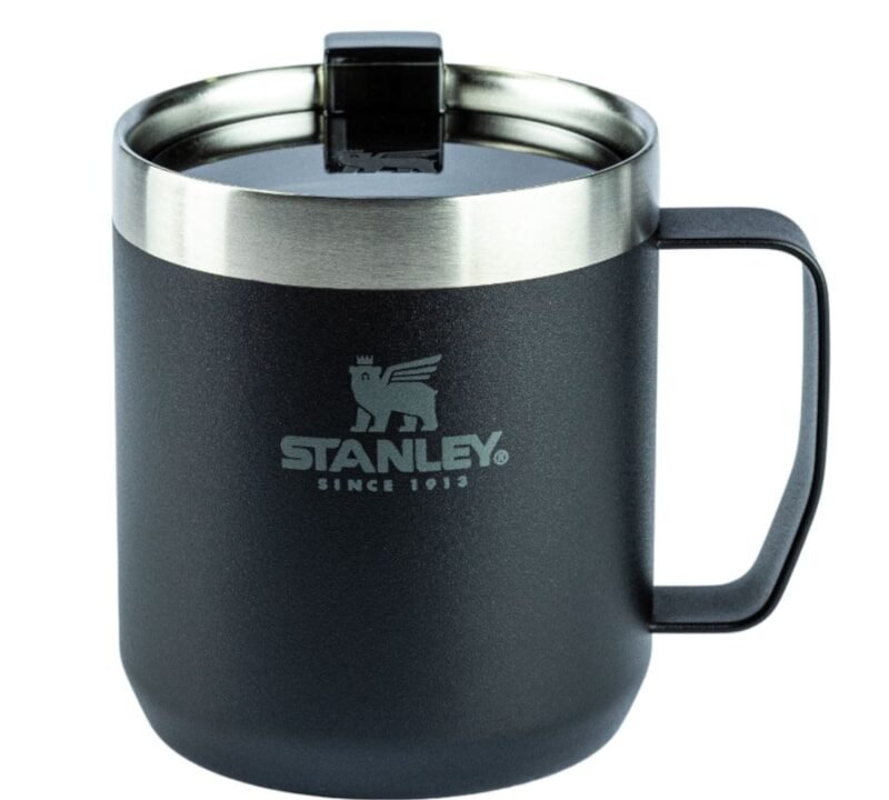 Camp Mug Stanley Matte Black | 350ML: Caneca Lendária para Suas Bebidas