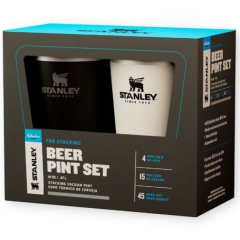 Gift Set Copos sem Tampa Matte Black e Polar | 473ML – Stanley