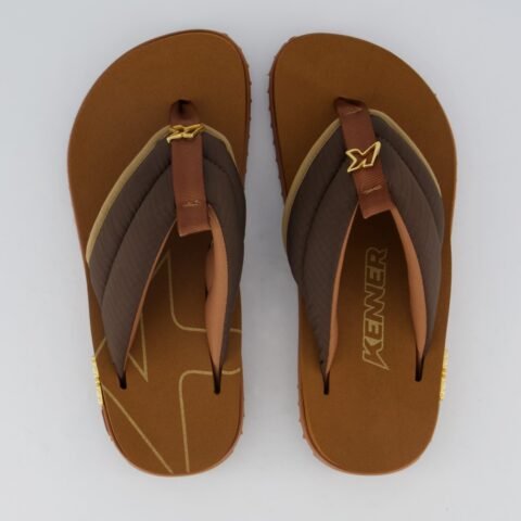 Chinelo Kenner Kivah Comfy Marrom: conforto e durabilidade para o dia a dia