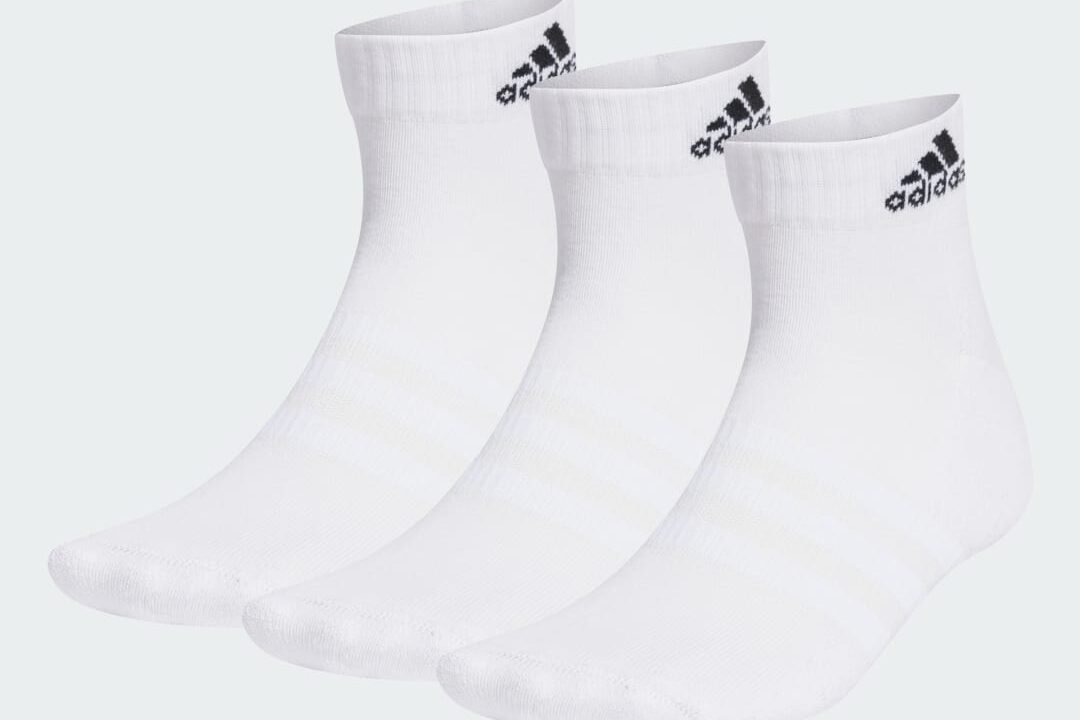 Meias Amortecidas Sportswear Ankle Cushioned 3 Pares Unisex adidas