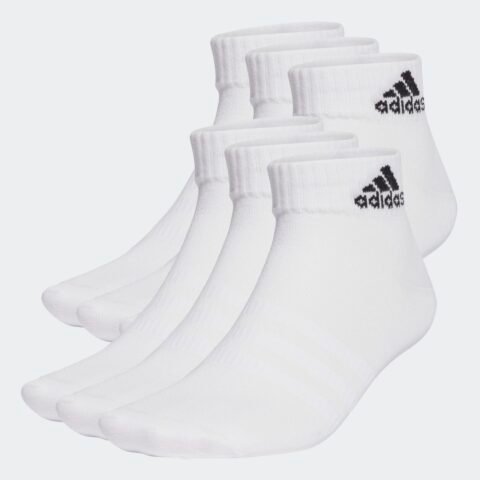 Meias Finas e Leves Sportswear Ankle 6 Pares Unisex adidas – Conforto e Sustentabilidade